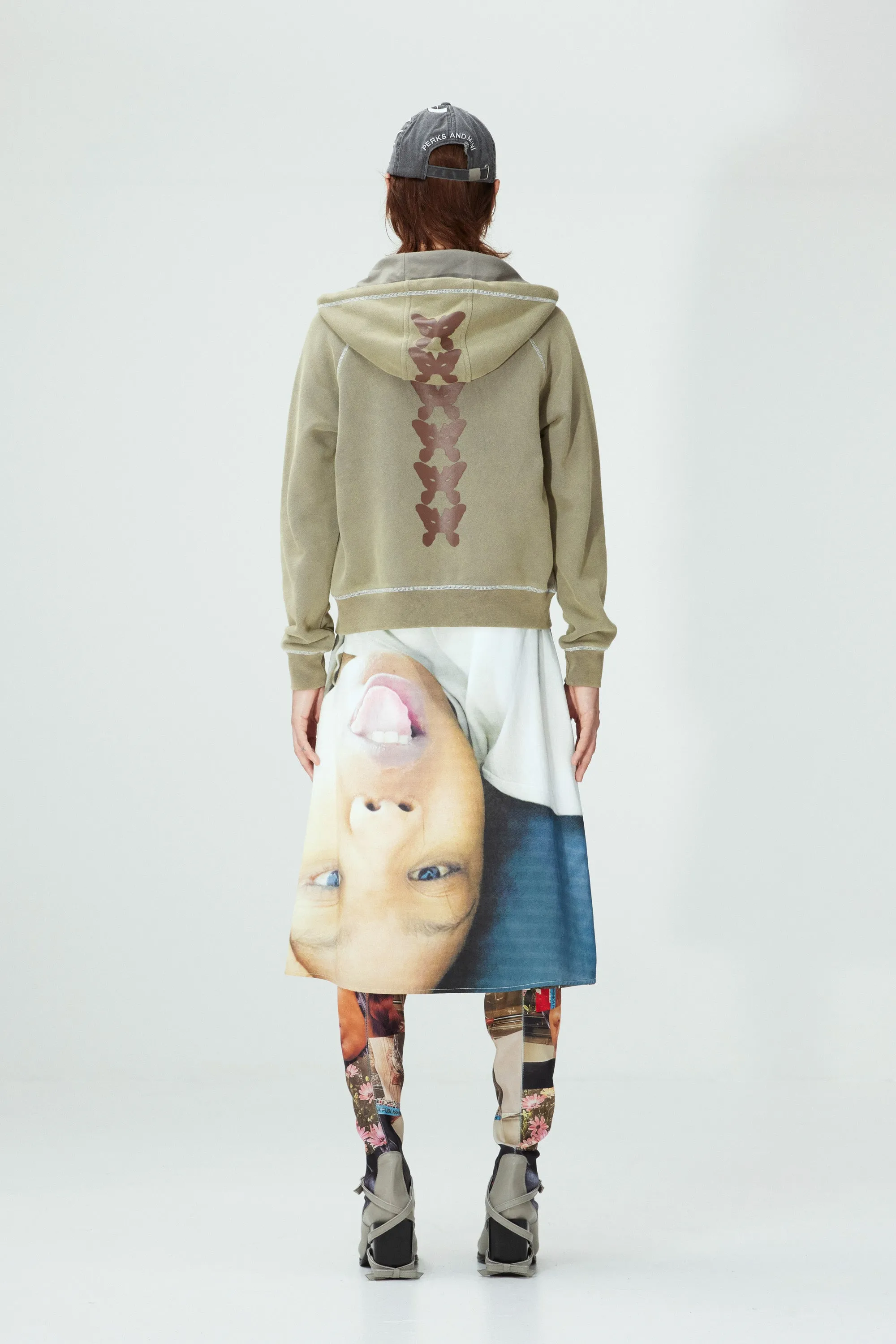CHERRY MOON HOODED ZIP THRU SWEAT