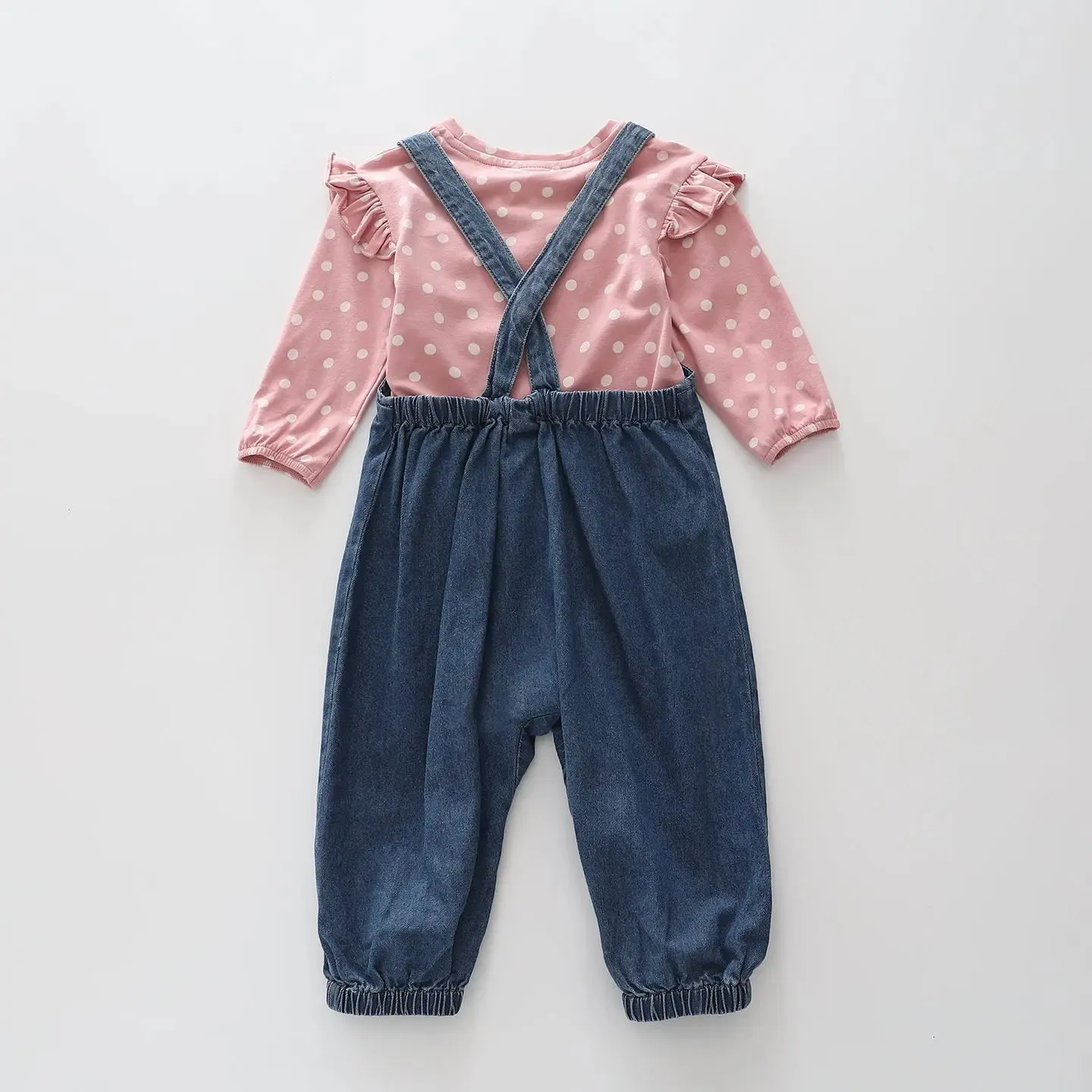 Denim Overalls & Top Set