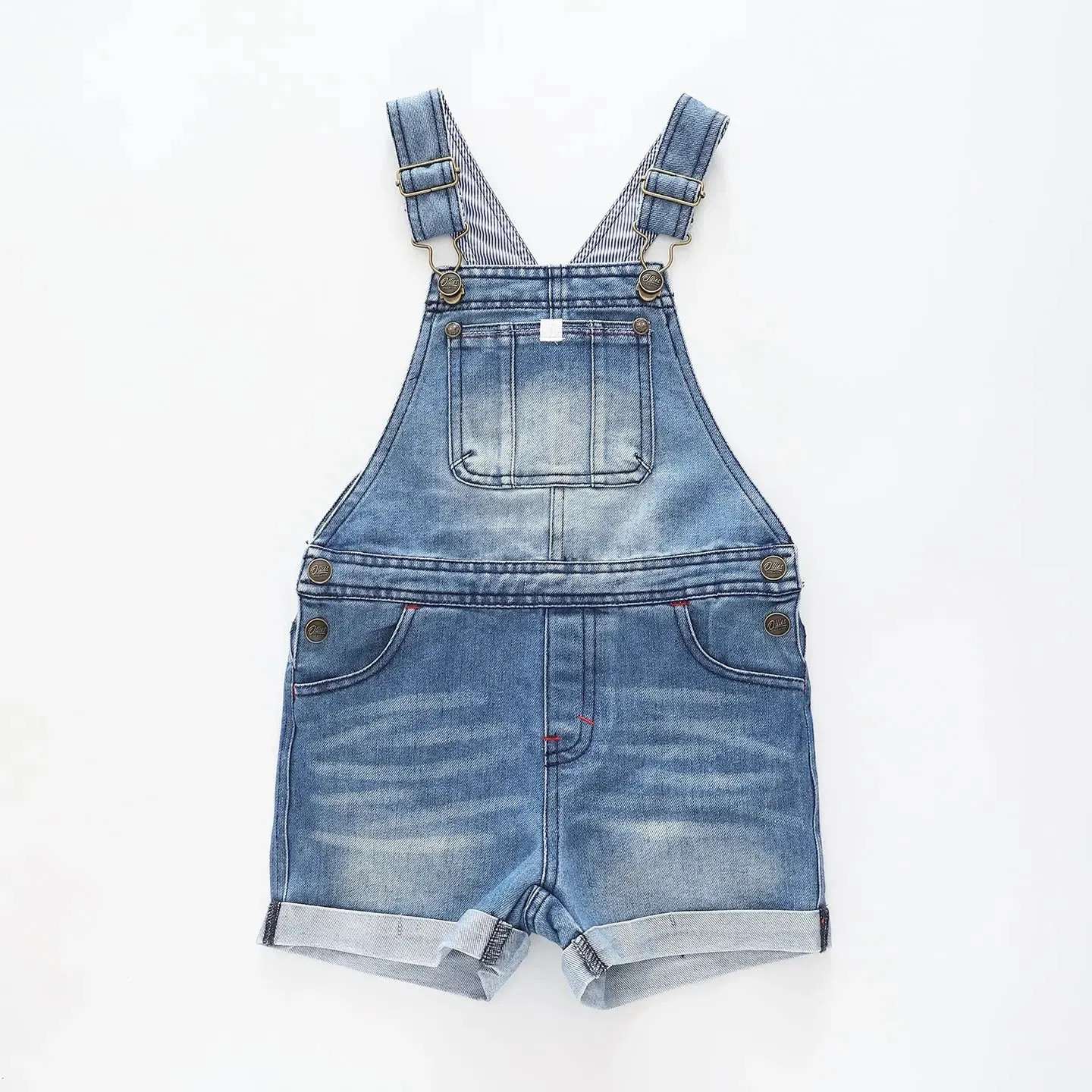 Denim Short Overalls