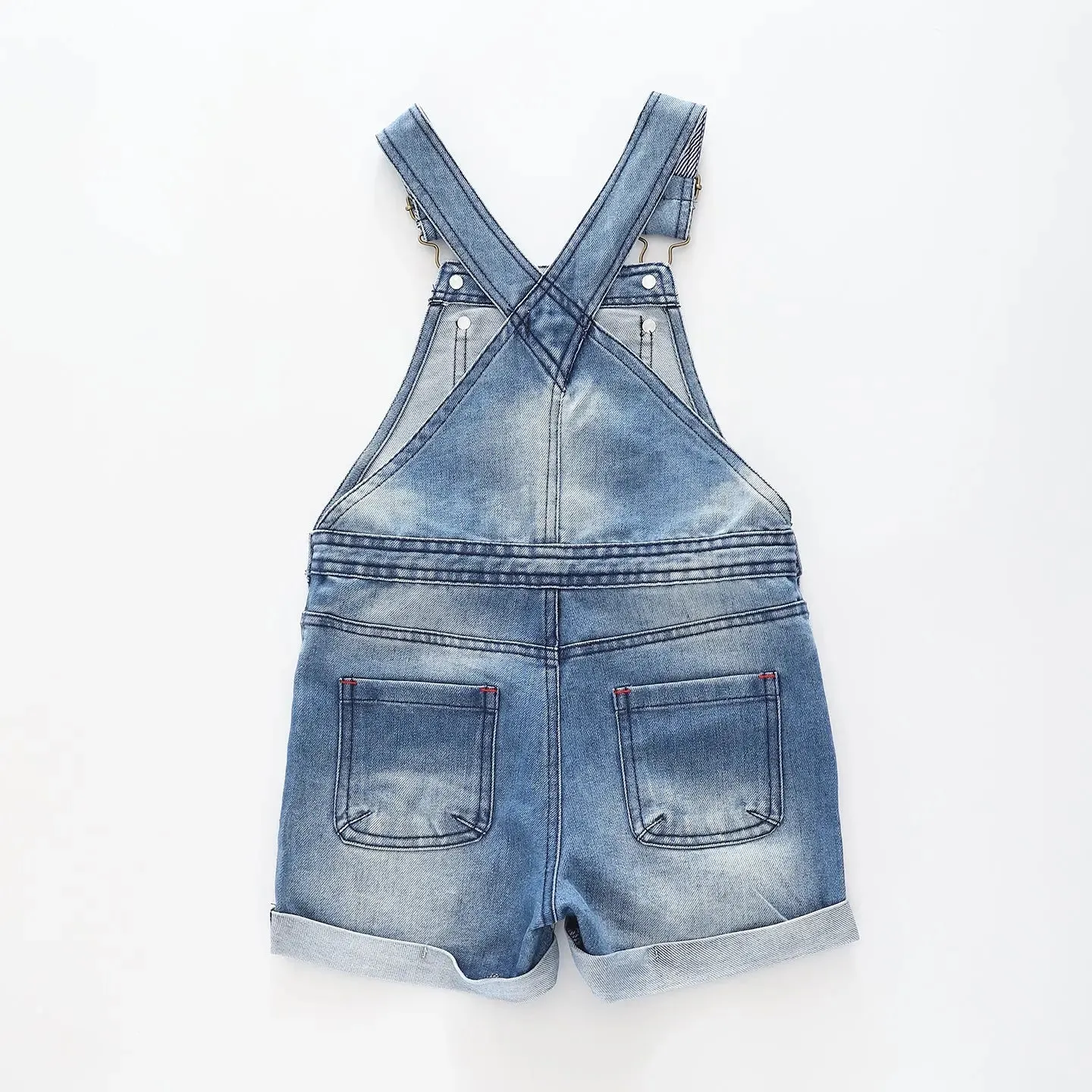 Denim Short Overalls