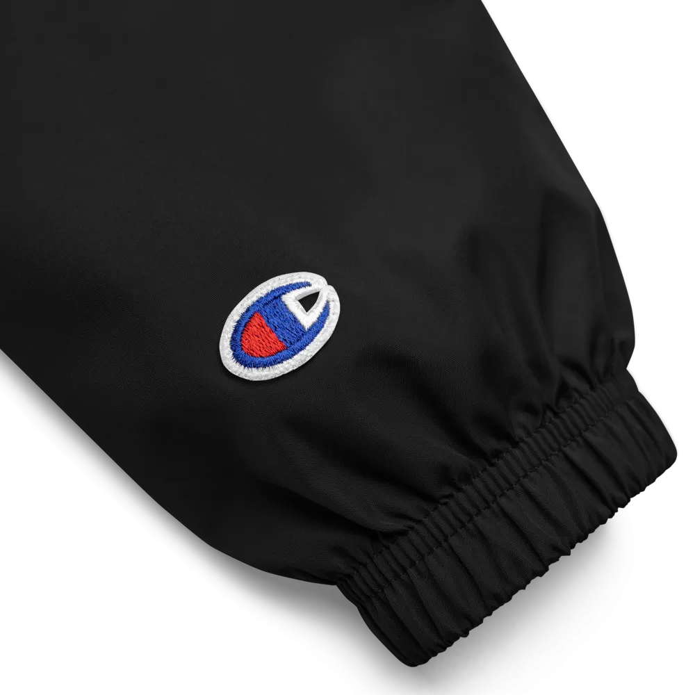 Mom Boss Embroidered Champion Packable Jacket