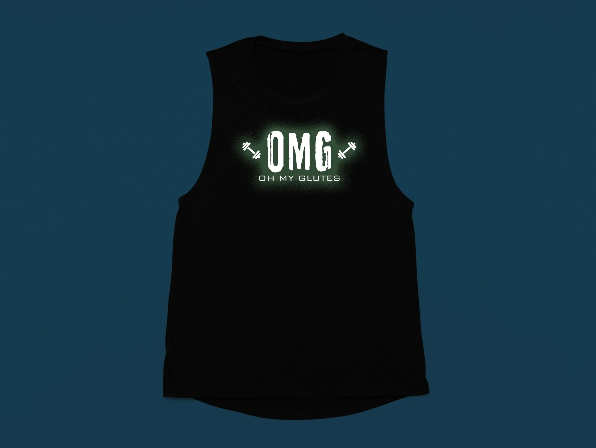 Oh my guns Glow in the Dark gym tank