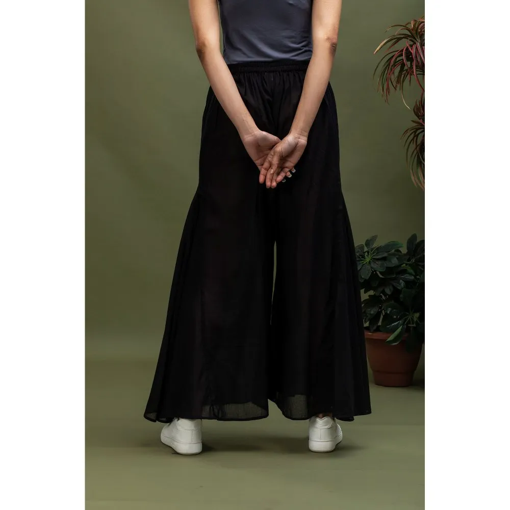 Smriti Gupta Black Flared Pants