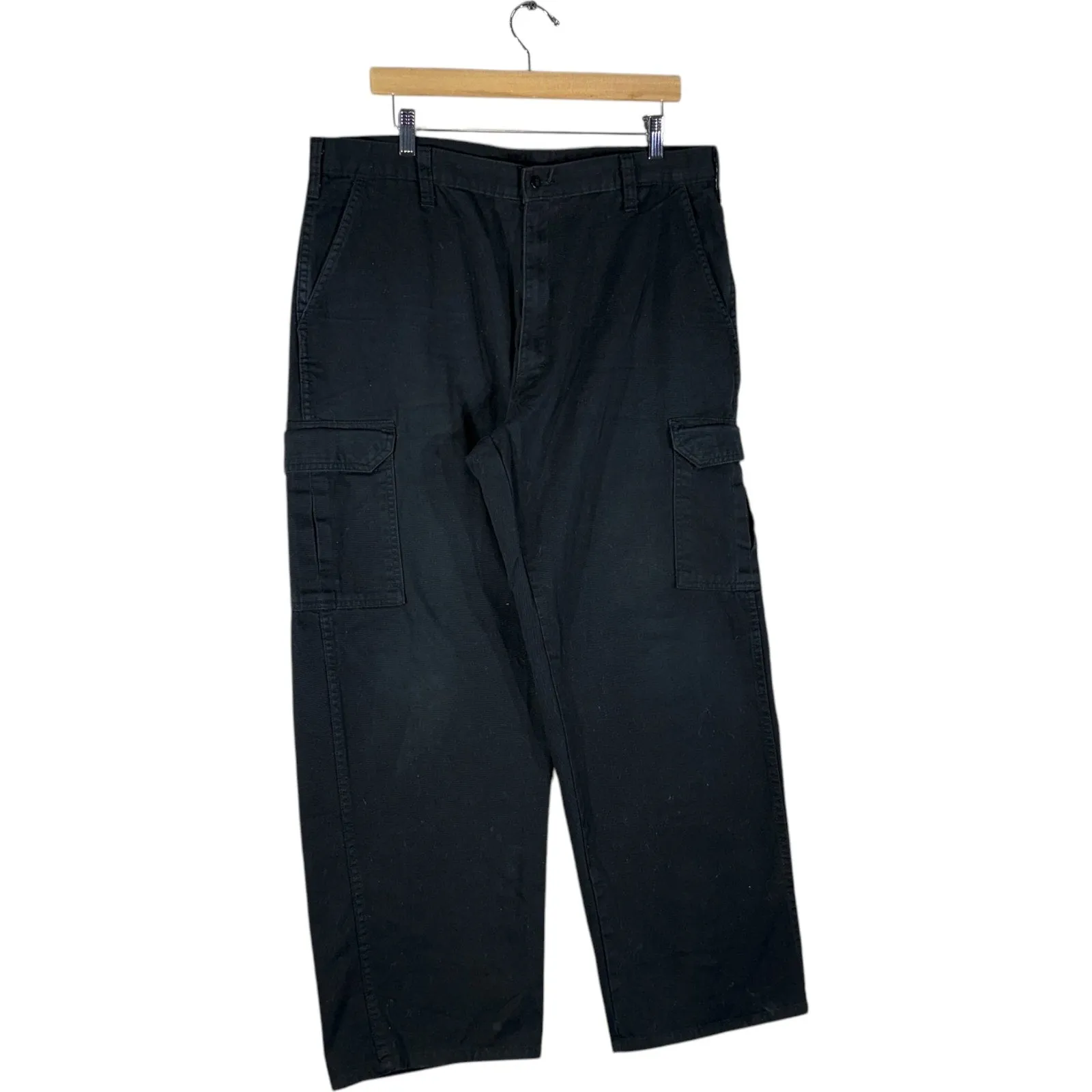 Vintage Cargo Pants Black Mens 38x30