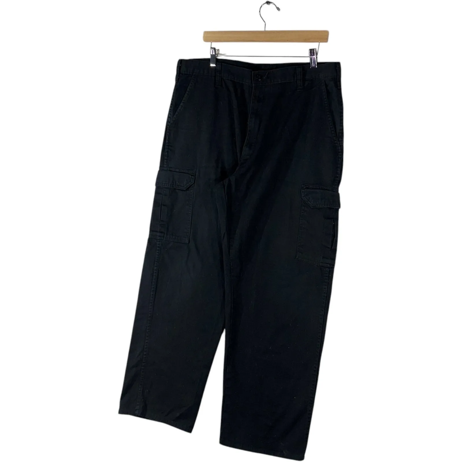 Vintage Cargo Pants Black Mens 38x30