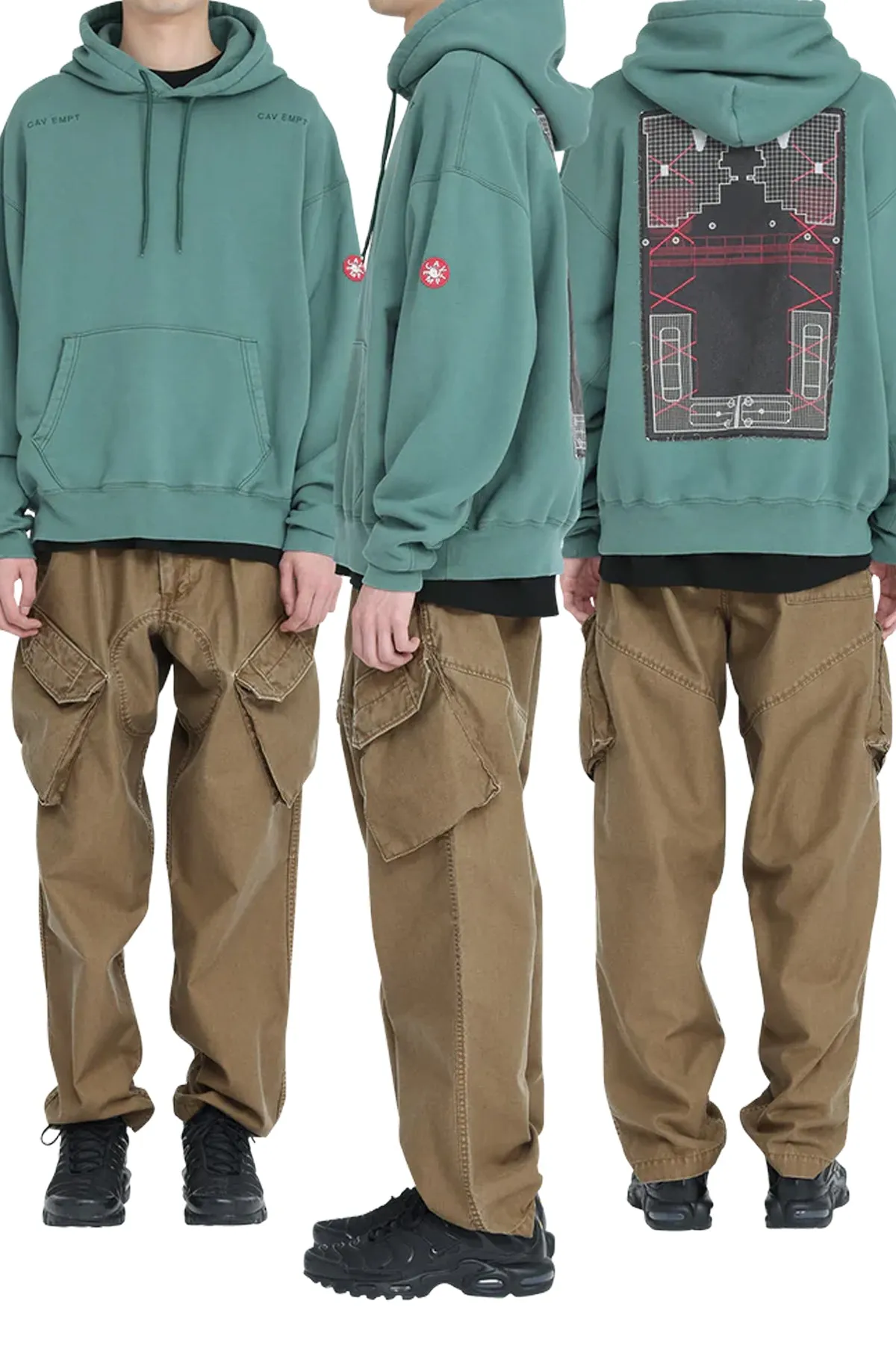 WASHED DISTRICT PATCH HEAVY HOODY